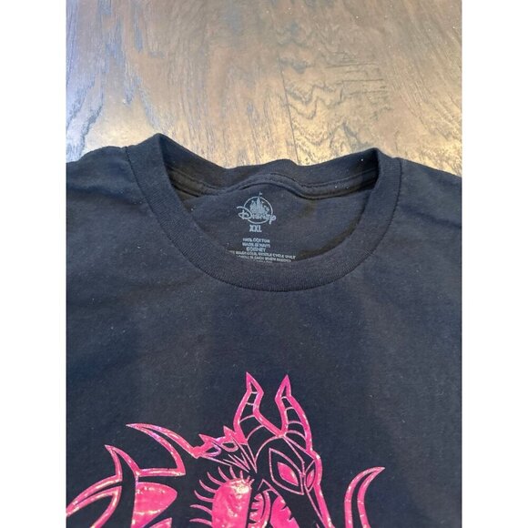 Vtg FANTASMIC DISNEYLAND 90s T-SHIRT S Dragon MALEFICENT Mickey Mouse SORCERER - Picture 3 of 3